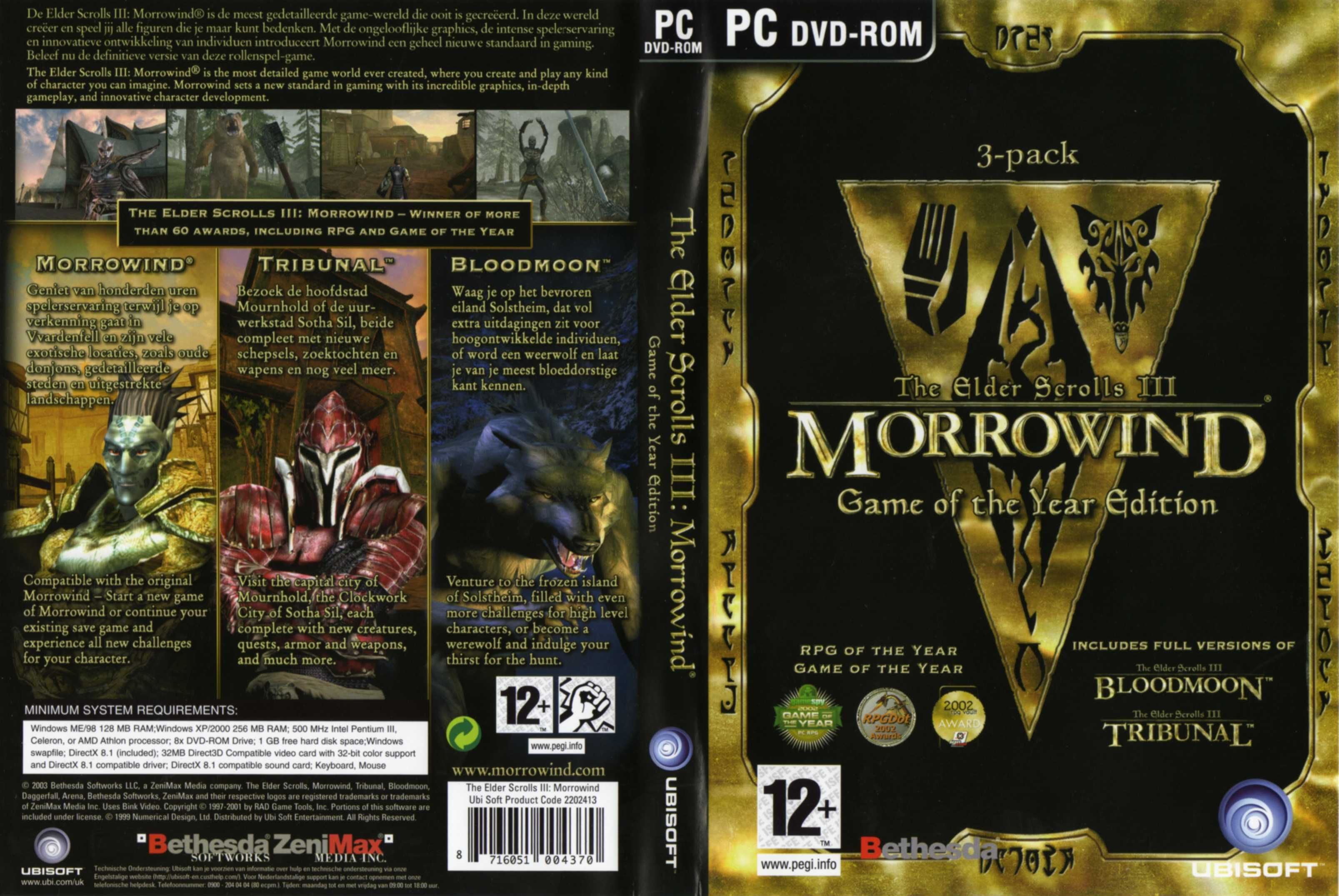 The Elder Scrolls III: Morrowind Game of the Year Edition (RUS) [Repack]